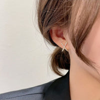 2021 Korean Fashion New Exquisite Simple Geometric Earrings Temperament Small Versatile Earrings Women&#39;s Jewelry