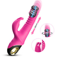 2022 Rabbit Vibrator Automatic Telescopic Rotation G-Spot Clitoris Stimulator Female Masturbation Sex Toys For Women Adults 18