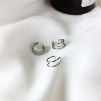 3pcs/Set Delicate Micro Pave Zircon Cute Clip Earrings Female Buckle EarCuff No Piercings Fake Cartilage Ear Jewelr