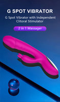 2022 Newest Rabbit Vibrator For Women G-Spot Vagina Massager Female Masturbator Clitoris Stimulator Sex Toy Female For Adults 18