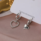 New contracted small Geometric metal Earrings Korean shiny crystal sweet fresh senior Women Stud Earrings