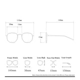 Classic Retro Small Round Sunglasses Fashion Small Box Sunglasses Men and Women Trend Wild Sunglasses