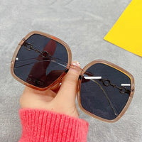 Irregularly Oversized Glasses Women Wholesale Sunglasses Women/Men Square Eyewear Women Mirror Lentes De Sol Mujer 2022