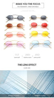 2022 Round Punk Sunglasses Women Retro Eyewear Women/Men Brand Designer Glasses Women Mirror Gafas De Sol Para Hombre