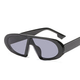 Retro Women Sunglasses Vintage Punk Sunglasses Oval Flat Top Sun Glasses Female Leopard Oculos De Sol Mujer UV400