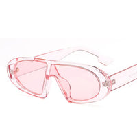 Retro Women Sunglasses Vintage Punk Sunglasses Oval Flat Top Sun Glasses Female Leopard Oculos De Sol Mujer UV400