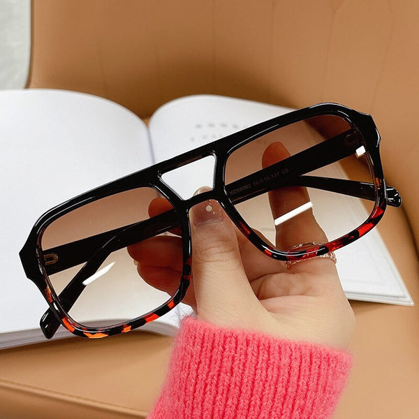 Oversized Square Sunglasses Women Brand Designer Vintage Eyewear for Women/Men Luxury Glasses Women Oculos De Sol 2022