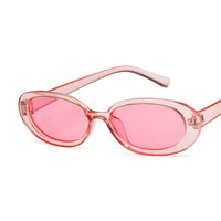 Small Retro Sunglasses Women Pink Oval Eyeglasses For Women/Men Brand Designer Glasses Ladies Lentes De Sol UV400