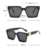 Luxury Retro Sunglasses Women Square Brand Sunglasses Women Mirror Sun Glasses Men Eyewear Oculos De Sol Feminino