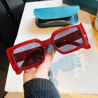 High Quality Square Sunglasses Women Rectangle Eyewear Shades Vintage Sun Glasses Female Luxury Gafas De Sol Mujer