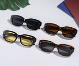 Retro Polygon Sunglasses Women Cat Eye Eyewear for Women/Men Decoration Leopard Glasses Women Square Gafas De Sol Mujer