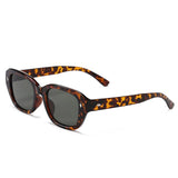 Retro Polygon Sunglasses Women Cat Eye Eyewear for Women/Men Decoration Leopard Glasses Women Square Gafas De Sol Mujer