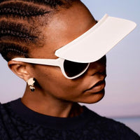 Hat Flip Sunglasses Women Oversized Sun Glasses Women/Men Luxury Designer Eyeglasses Women Punk Gafas De Sol Mujer