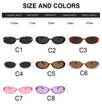 Small Retro Sunglasses Women Oval Eyeglasses Women Retro Brand Designer Glasses Ladies Cat Eye Lentes De Sol Mujer