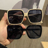 Oversized Retro Sunglasses Women Luxury Square Glasses For Women/Men Brand Designer Eyeglasses Women Oculos De Sol