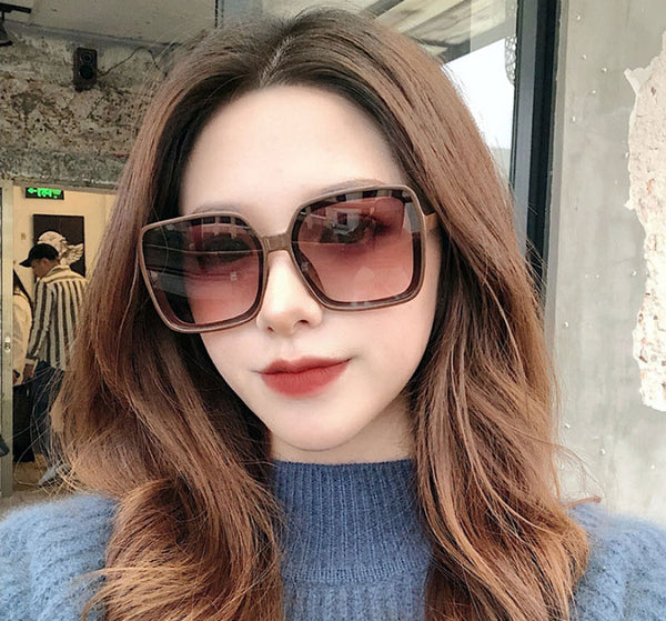 Oversized Retro Sunglasses Women Luxury Square Glasses For Women/Men Brand Designer Eyeglasses Women Oculos De Sol