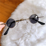 Ultra-small Vintage Round Sunglasses Women Retro Eyewear Women/Men Steampunk Glasses Men Hip hop Style Eyewear UV400