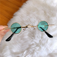 Ultra-small Vintage Round Sunglasses Women Retro Eyewear Women/Men Steampunk Glasses Men Hip hop Style Eyewear UV400