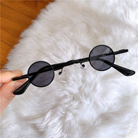 Ultra-small Vintage Round Sunglasses Women Retro Eyewear Women/Men Steampunk Glasses Men Hip hop Style Eyewear UV400