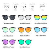 Cateye Sunglasses Women Luxury Round Sun Glasses For Women/Men Retro Glasses Women Mirror Lunette De Soleil Femme