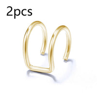 2020 New Fashion 12Pcs/Set Ear Cuffs Leaf Ear Cuff Clip Earrings for Women Earcuff No Piercing Fake Cartilage Earrings