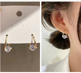 New Arrival Fashion Earrings Crystal Vintage Water Drop Women Dangle Earrings Simple Trendy Female Jewelry