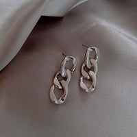 New Metal Earrings Geometrical Irregular Women Earrings Girl Women&#39;s Perforation Delicate Earrings Suitable For Ladies