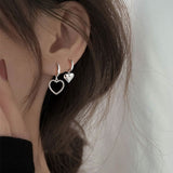 Asymmetric Cross Stud Earrings for Women Grunge 2022 New Trend Fashion Korean Style Piercing Earrings with Cross Hip Hop Jewelry