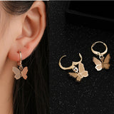 Asymmetric Cross Stud Earrings for Women Grunge 2022 New Trend Fashion Korean Style Piercing Earrings with Cross Hip Hop Jewelry