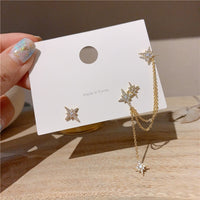 2021 New Fashion Long Pendant Alloy Glamour Women Butterfly Pendant Earrings Tassel Earrings