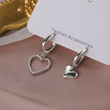 Fashion Geometric Rake shape Micro Inlaid Zircon Earrings Luxury Accessories For Woman Girls Korean Fashion Jewelry Party