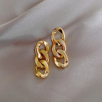 Fashion Geometric Rake shape Micro Inlaid Zircon Earrings Luxury Accessories For Woman Girls Korean Fashion Jewelry Party