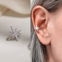 Fashion Geometric Rake shape Micro Inlaid Zircon Earrings Luxury Accessories For Woman Girls Korean Fashion Jewelry Party