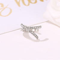 Korean Crystal Clip Earrings For Women Zircon Earing Without Hole Jewelry Fake Earrings Single Ear Bone Clip Earings Girl