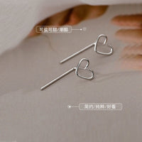 Simple Cute Sweet Heart Stud Earrings Delicate Gold Color Mini Ear Studs Trendy Ear Nails For Women Girls Jewelry Gift