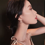 Earrings Trend New Xingyue Earrings Korean Asymmetrical High Sensation Earrings Fashion Simple and Exquisite Jewelry