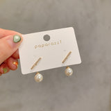 Earrings Trend New Xingyue Earrings Korean Asymmetrical High Sensation Earrings Fashion Simple and Exquisite Jewelry