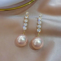 New Korean Design Trendy Sweet Cute Pearl Stud Earrings For Women Fashion Chic Small Elegant Earring Party Jewelry