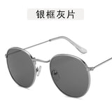 Polit Sunglasses Mens Brand Designer Metal Frame Male Sun glasses Fashion Mirror Coating UV400 2020 Hipster