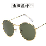 Polit Sunglasses Mens Brand Designer Metal Frame Male Sun glasses Fashion Mirror Coating UV400 2020 Hipster