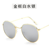 Polit Sunglasses Mens Brand Designer Metal Frame Male Sun glasses Fashion Mirror Coating UV400 2020 Hipster
