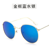 Polit Sunglasses Mens Brand Designer Metal Frame Male Sun glasses Fashion Mirror Coating UV400 2020 Hipster