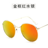 Polit Sunglasses Mens Brand Designer Metal Frame Male Sun glasses Fashion Mirror Coating UV400 2020 Hipster