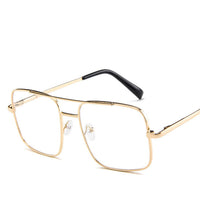 New Oversized Square Sunglasses Women Luxury Brand Designer Frame Transparent Gradient Sun Glasses Female Oculos De Sol Feminino