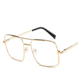 New Oversized Square Sunglasses Women Luxury Brand Designer Frame Transparent Gradient Sun Glasses Female Oculos De Sol Feminino