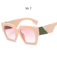 Fashionable Square Oversized Sunglasses Women Men Luxury Brand Designer Sun Glasses Famale Male Retro Eyewear UV400 Shades