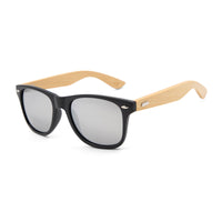 Original Wooden Bamboo Sunglasses Men Women Mirrored UV400 Sun Glasses Real Wood Shades Gold Blue Outdoor Goggles Sunglases Male