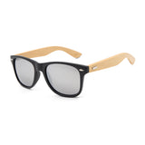 Original Wooden Bamboo Sunglasses Men Women Mirrored UV400 Sun Glasses Real Wood Shades Gold Blue Outdoor Goggles Sunglases Male