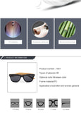 Original Wooden Bamboo Sunglasses Men Women Mirrored UV400 Sun Glasses Real Wood Shades Gold Blue Outdoor Goggles Sunglases Male
