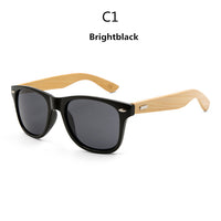 Original Wooden Bamboo Sunglasses Men Women Mirrored UV400 Sun Glasses Real Wood Shades Gold Blue Outdoor Goggles Sunglases Male
